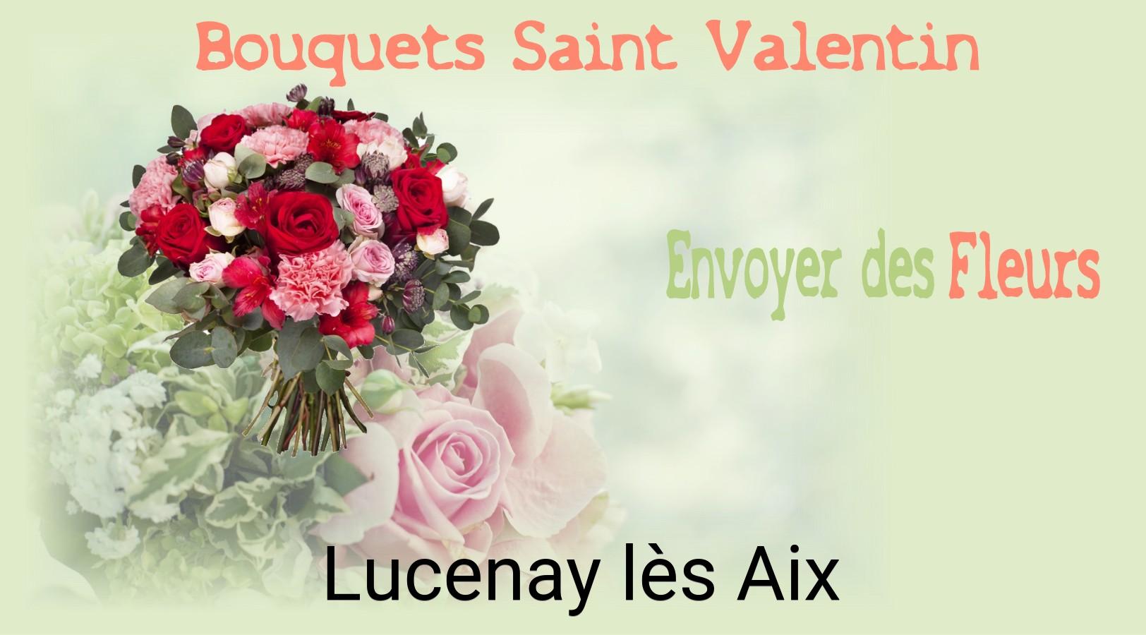Roses de Saint-Valentin livrées à Lucenay-lès-Aix